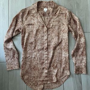 Satin snake print top🐍